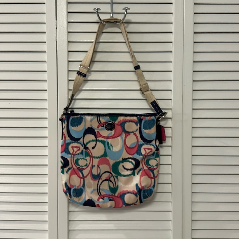 COACH Scribble Crossbody Purse IKAT